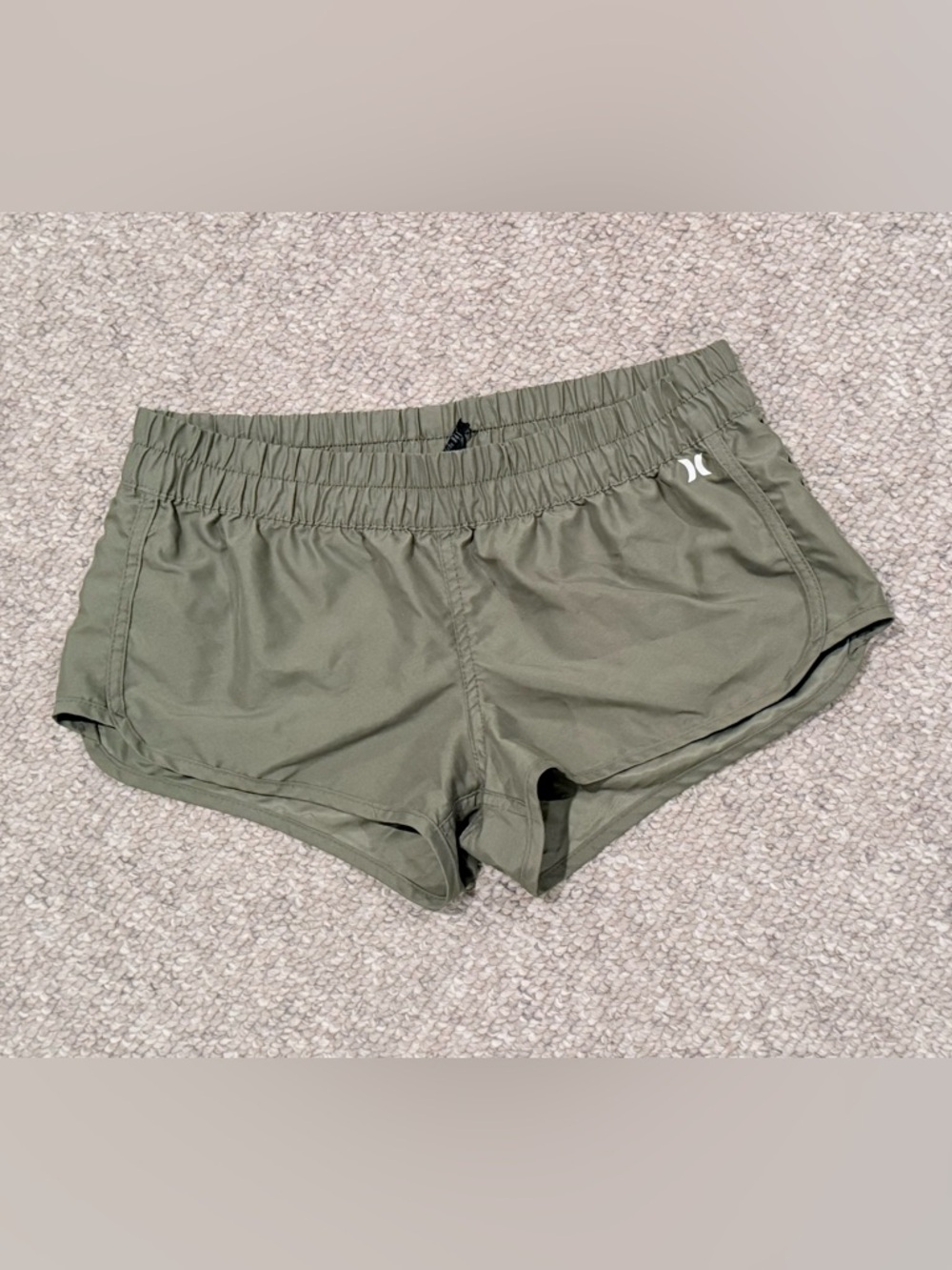 Women's Hurley Olive Green Board Shorts